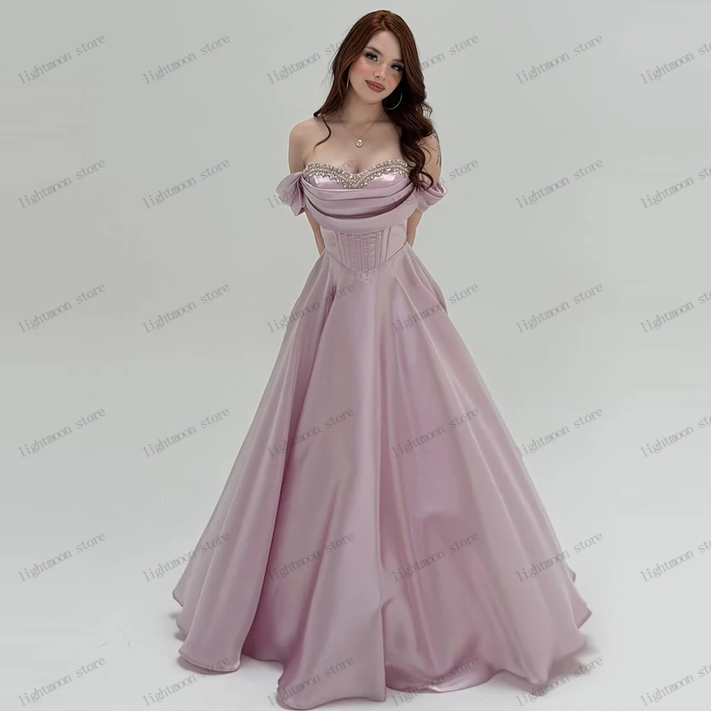 Glamouröse formelle Abendkleider für Damen, modernes Ballkleid, A-Linie, bodenlange Roben, maßgeschneiderte Vestidos De Fiesta Elegantes 2026