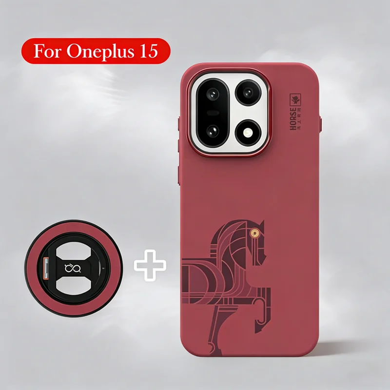 Original Magnetic Leather Case For Oneplus 15 Back Cover Shell