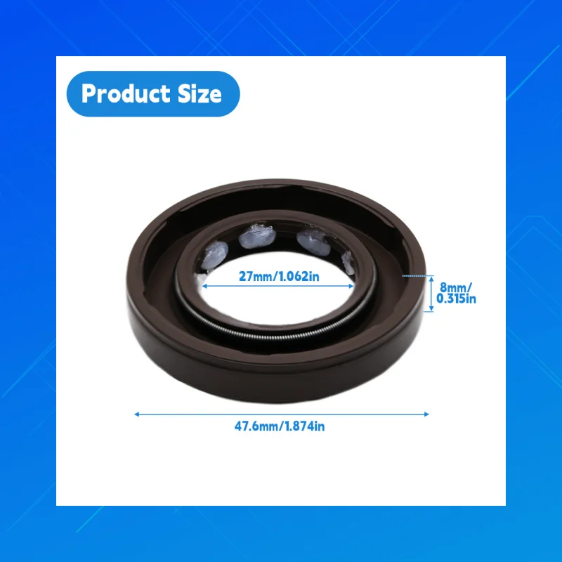

DMHUI High-quality FKM oil seal, size 27x47.6x8mm, TCV type pump oil seal, OEM number OS-426351 Suitable for Hande five-way pump