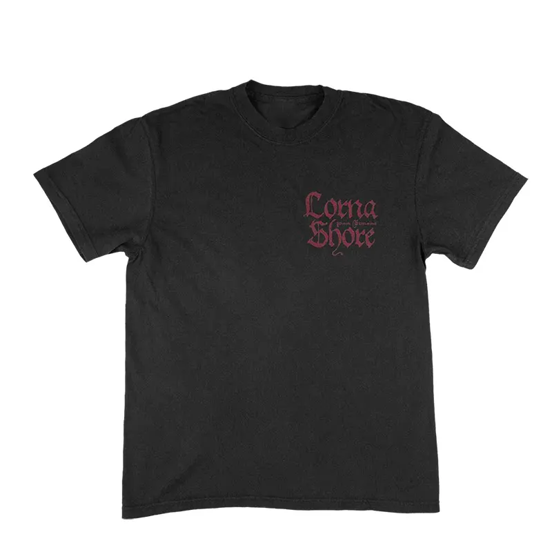 Best LORNA SHORE's Gothic Metal Core Dark Rock American Loose Print T-shirts for Men and Women