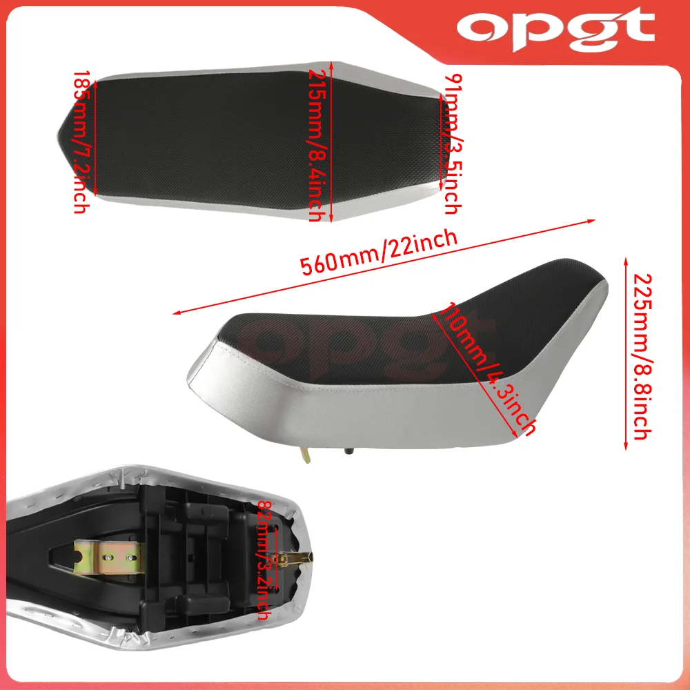 OPGT ATV Seat Saddle 110cc 125cc 150cc 200cc 250cc Fit for Kawasaki Small Mars Model Chinese off-road 4-wheels vehicle Quad Bike