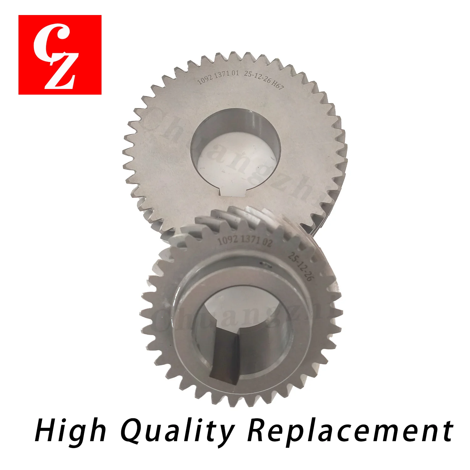 For Atlas Copco Air Compressor Replacement New Gear Set 1092137101 1092137102 1-Year Warranty 1092 1371 01 1092 1371 02 2pcs