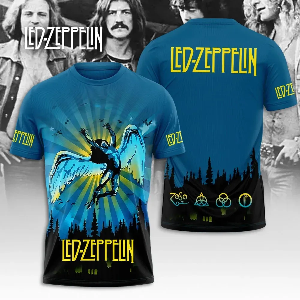 Led Zeppelin 3D Apparel T-Shirt Gift For Fans