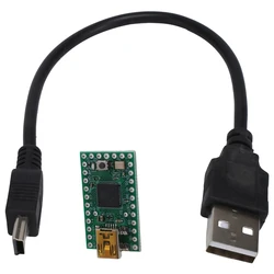 Teensy 2.0 USB AVR ATMEGA32U4 Expansion Board U Disk Experiment Board With Data Cable For Arduino