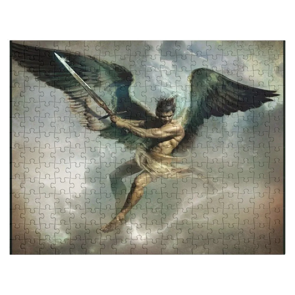 Arch Angel Michael Jigsaw Puzzle Jigsaw Puzzle For Kids Custom Jigsaw