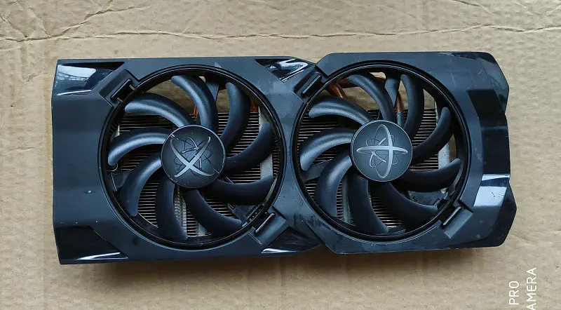 Original Radiator Cooler for Radeon RX470 RX480 Video Card 3 Heast Pipe
