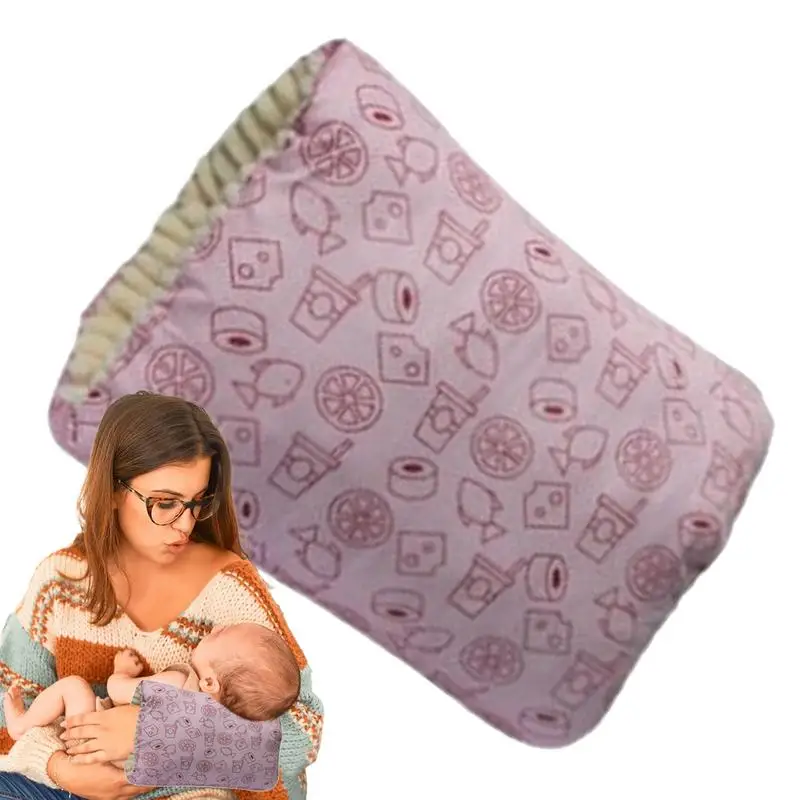 Cozy Cradle Pillow Anti-Spitting Support Head Pillow For Bottle Feeding Comfortable Soft Pillow With Arm Hole For Mom Newborn