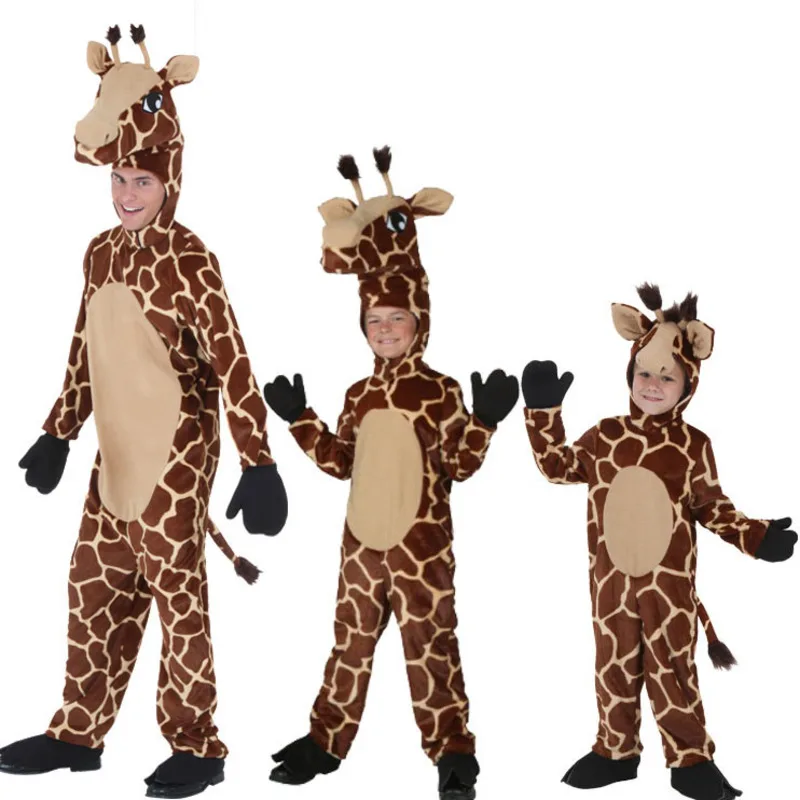 Halloween Deer Cosplay Costumes Sika Deer Costumes Animals Adult Children Giraffe Parent-child Costumes Chirldren's Day Costume