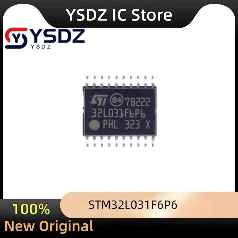 5~20PCS/LOT STM32L031F6P6 STM32L031F6P STM32L031F6 STM32L031F STM32L031 IC MCU 32BIT 32KB FLASH 20TSSOP 100% New Spot stock