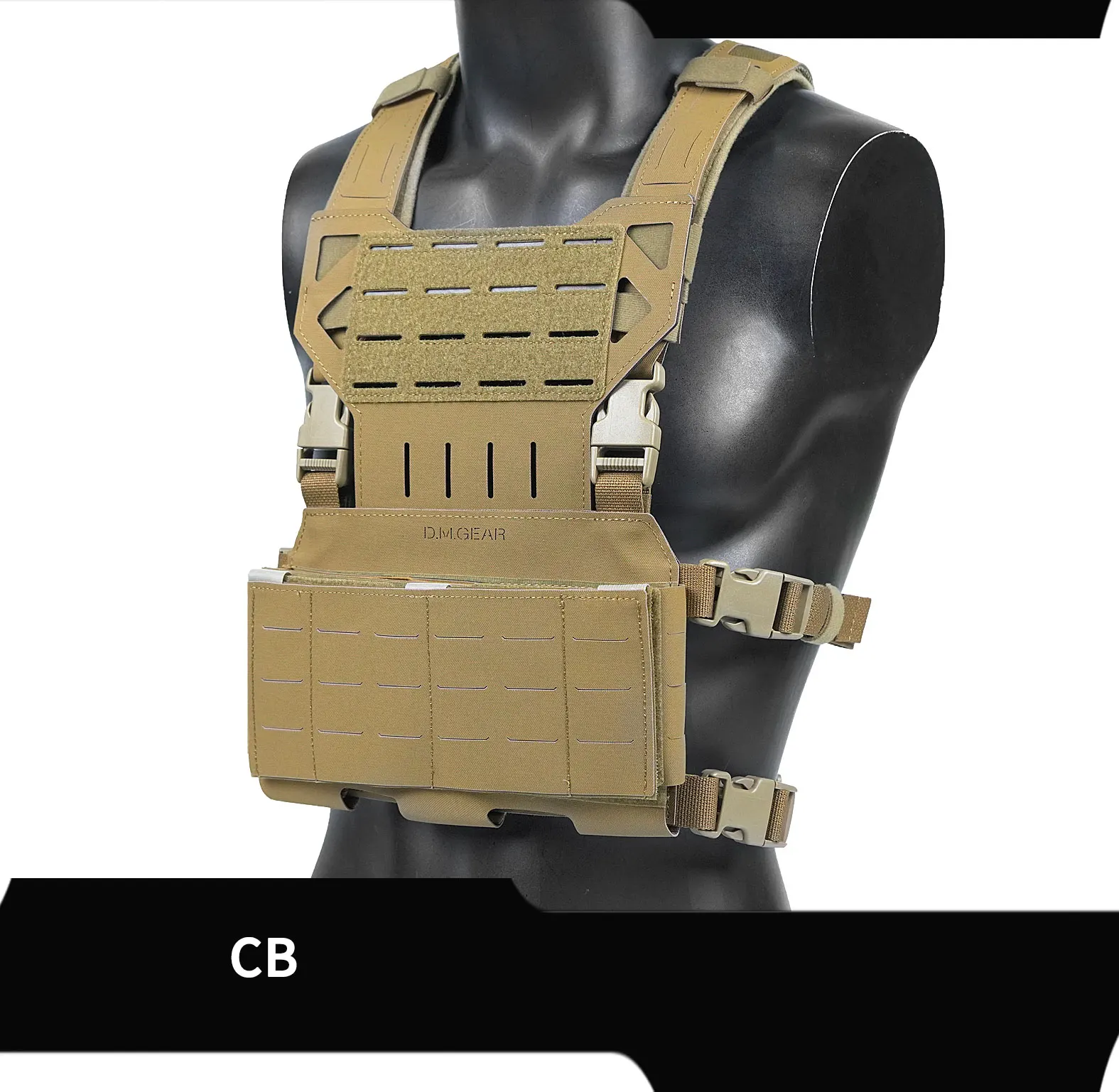 Tactical Chest Rig for Airsoft, Outdoor & Paintball, Hunting-Style Gear Equipment Plate Carrier Hunting Accessories Outdoor