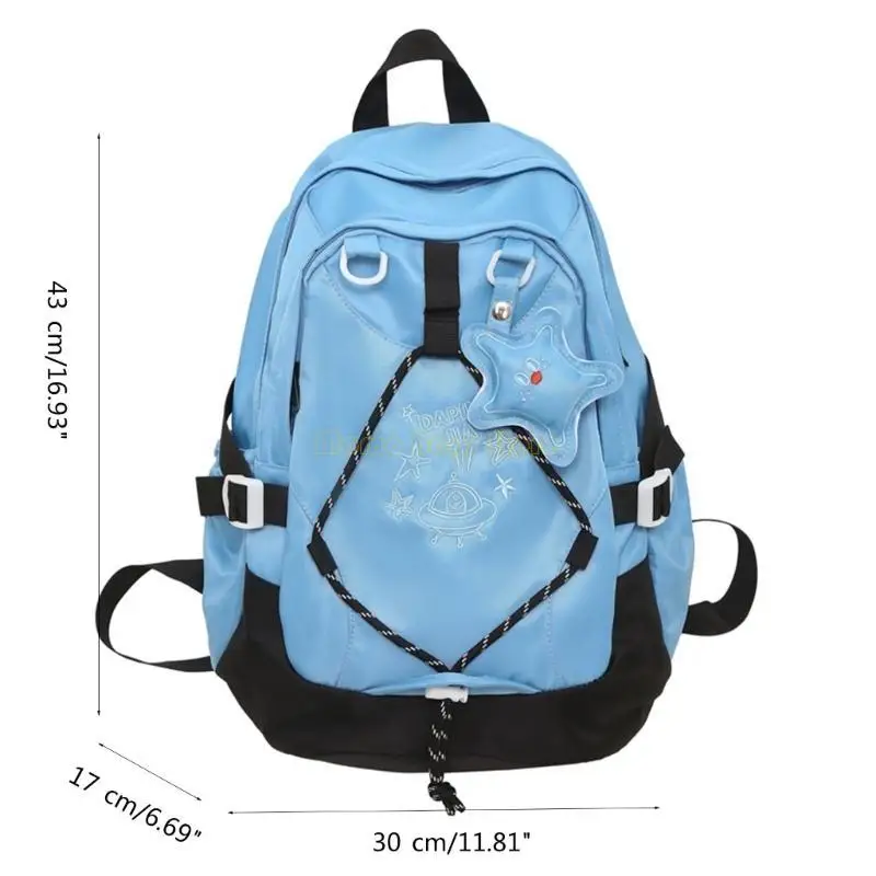 X90d stilvolle Schul -Rucksack -Rucksack -Backbeutel mit großer Kapazität School -Rucksack -Rucksäcke
