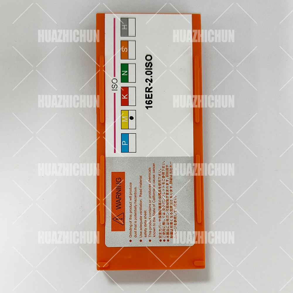

HUAZHICHUN 16ER-2.0ISO Carbide CNC Lathe Thread Turning Inserts For Thread Turning Toolholder