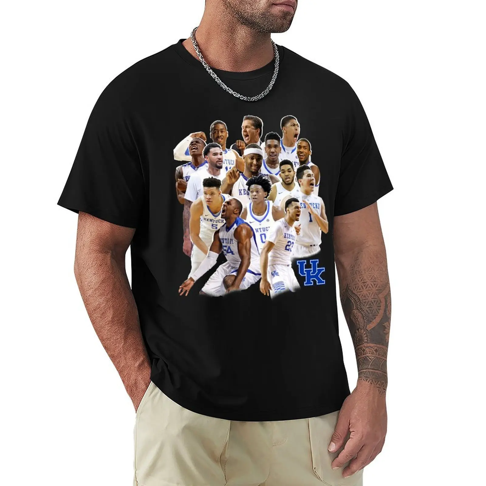 

UK University of Kentucky All Time Greats T-Shirt Casual Breathable Short Sleeve Top