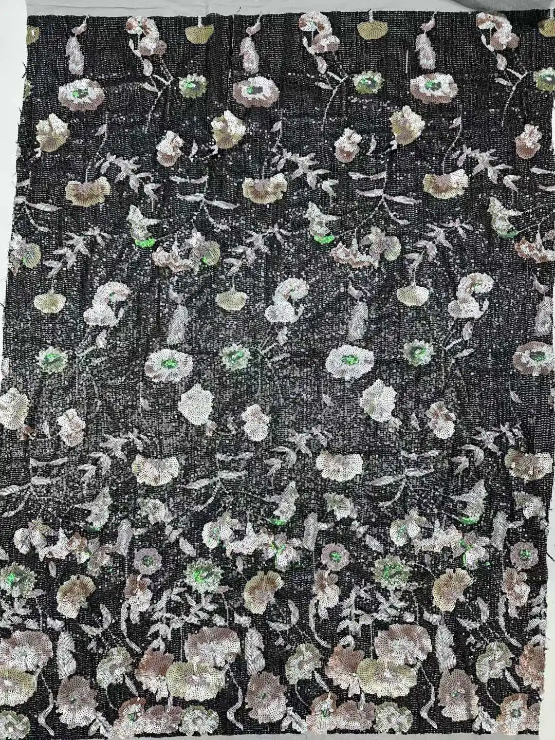 Beautiful Mulit-color Seqeuins embroidery French mesh lace /Dress design/Sequined African Nigeria Lace Fabric /Evening Dress