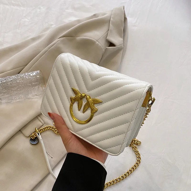 حقيبة مربع صغيرة حرفية، حقيبة كروس بحزام على شكل سلسلة بتصميم متخصص، محفظة صغيرة فريدة للنساء، حقيبة كتف عصرية للأمام #3