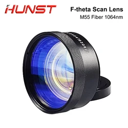 HUNST F-theta Scan Lens Thread M55 1064nm Galvo System dla 1064nm YAG światłowód laserowy maszyna do znakowania części