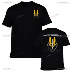 Trendy Sas Special Air Service British Army United Kingdom Special Force Sniper Men's T Shirt Cotton Printed Summer Basic Tees
