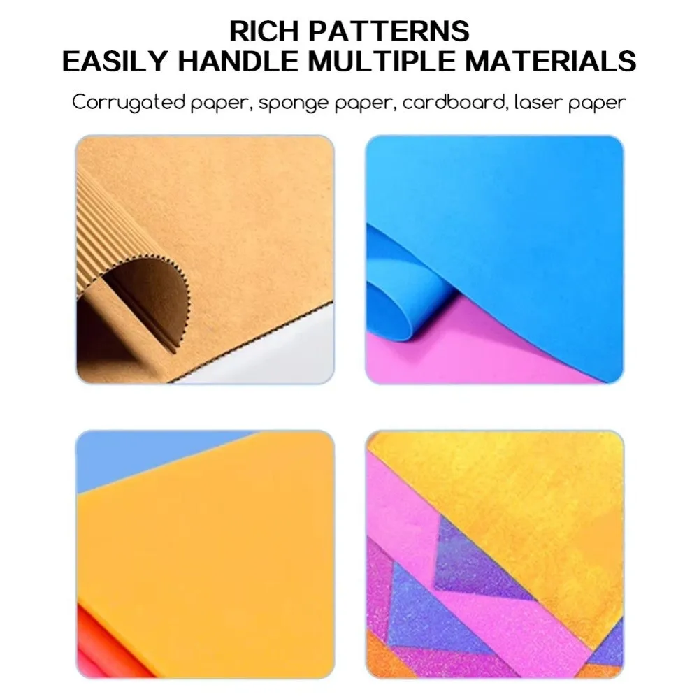 Multi-functional Mini Hand Hole Puncher Plastic DIY Scrapbook Perler Bead Hole Punching Aperture 1.5-6mm Embossing Tool