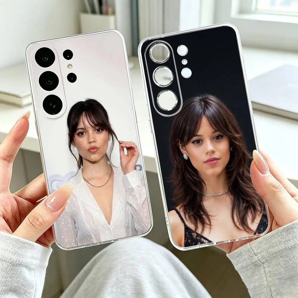 Jenna Ortega-A Gen-Z  Phone Case For Samsung S25,S24,S21,S22,S23,S30,Ultra,S20,Plus,Fe Transparent Cover Gift