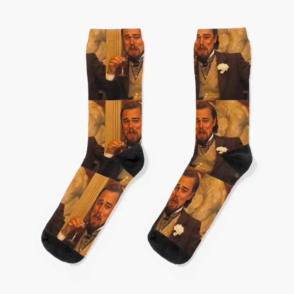 

Leonardo DiCaprio Meme Socks moving stockings sport custom sports Socks Women's Men's