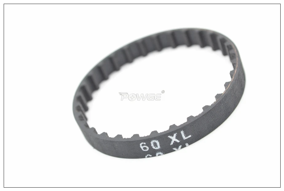 POWGE 60/64/66/68 XL Timing Belt W=6.35mm 9.4mm Perimeter 152.4/162.56/167.64/172.72mm Rubber XL Belt Inch Trapezoid