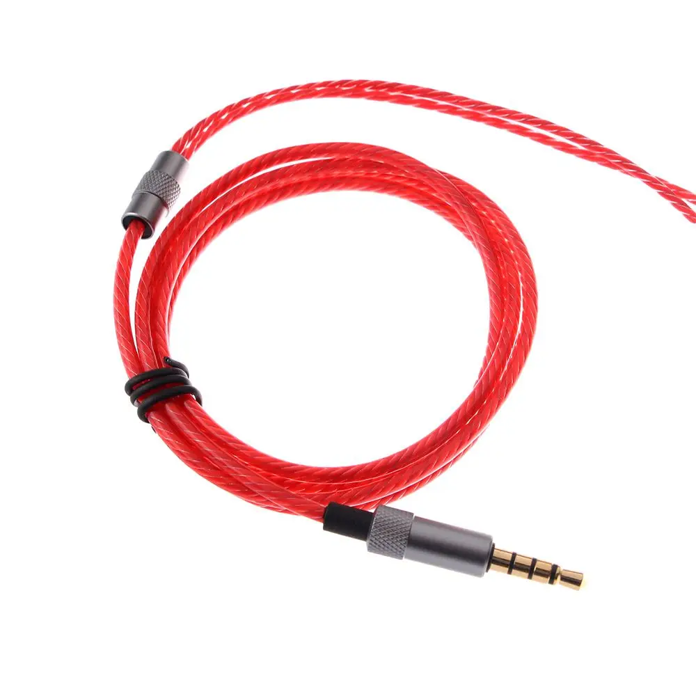 Replacement Audio Wire Audio Controller Headset Line Audio Cable DIY Earphone Wire Earphone Repair Cable