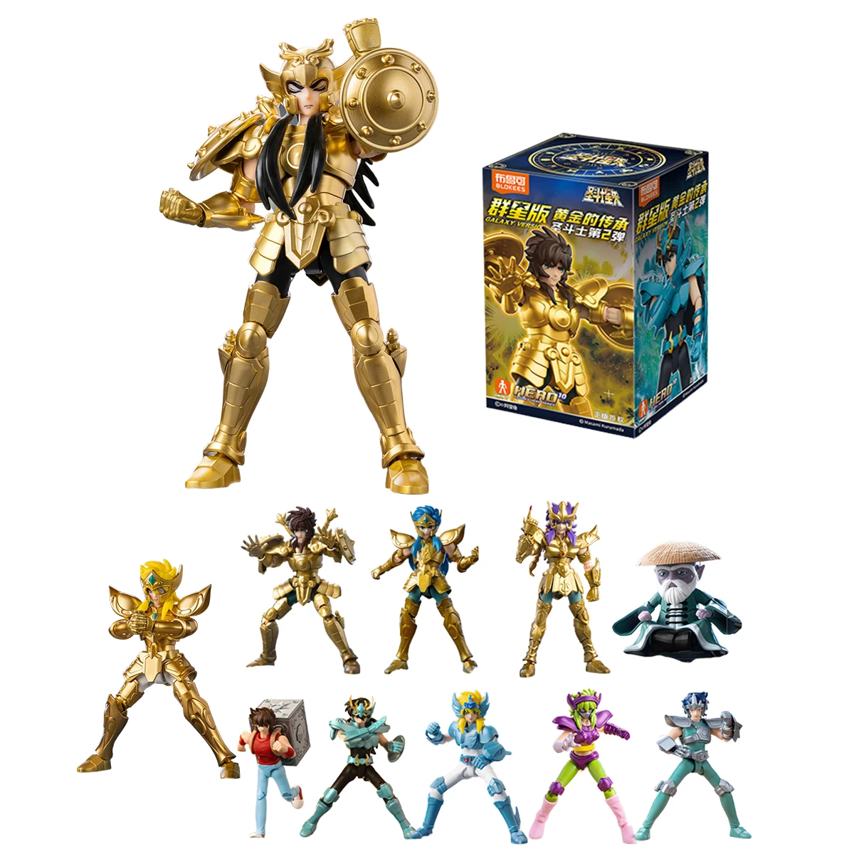 HIPLAY BLOKEES Saint Seiya Galaxy Version Second Wave: Golden Legacy 75032 Blind Box Figure