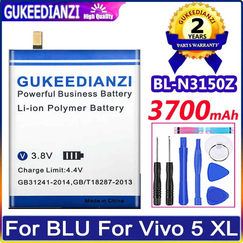 

GUKEEDIANZI Battery BL-N3150Z 3700mAh For Vivo XL 5 5R V0050UU V0090UU V0090E for Vivo5 Vivo5R Bateria