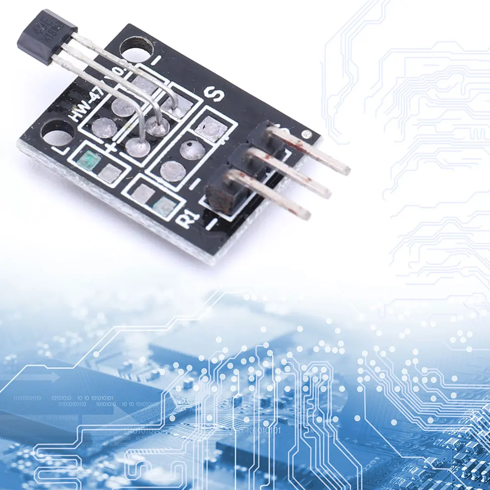 Módulo de sensor de interruptor magnético KY-003 A3144 Módulo de sensor magnético de efeito Hall padrão