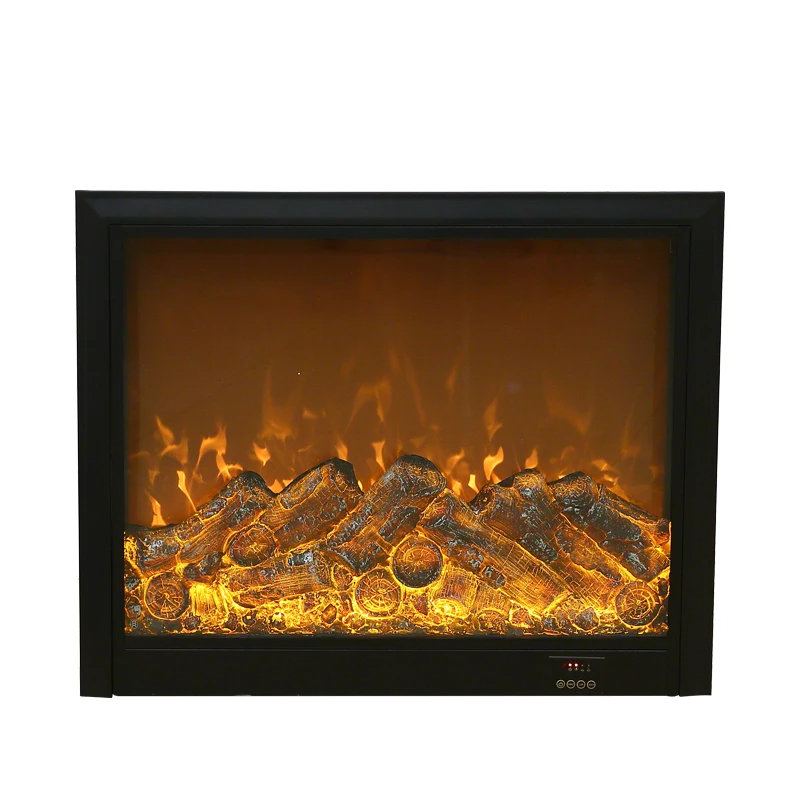 

European 220volt Electronic Simulated Fireplace Tv Unit Recessed Decorative Electric Fireplace With Base