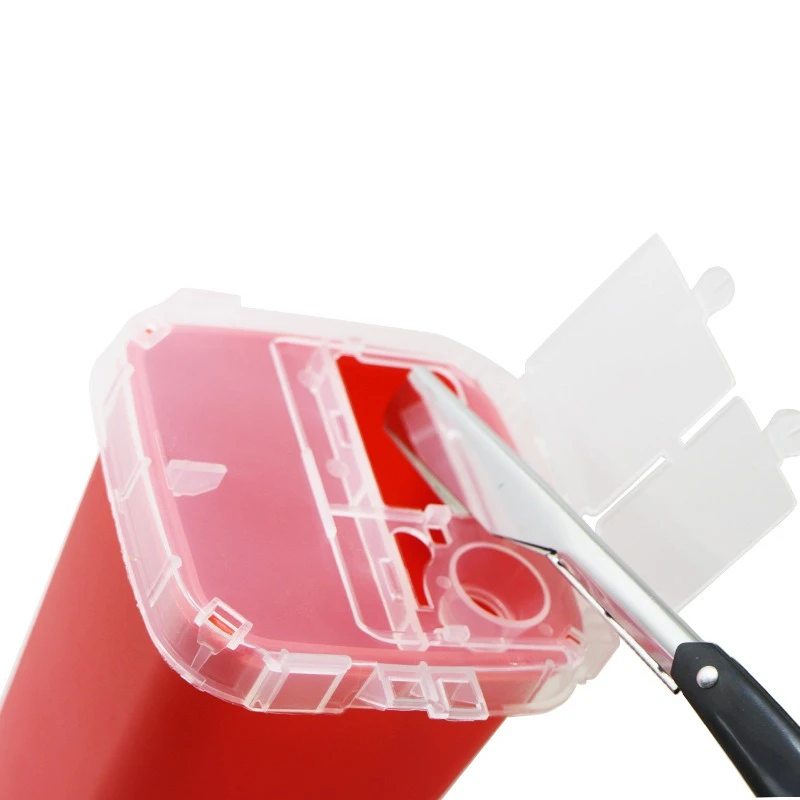 1L Abandoned Tattoo Needle Tip Collection Box Artist Waste Box Durable Sharp Objects Blade Garbage Bin Storage Bin Accessories