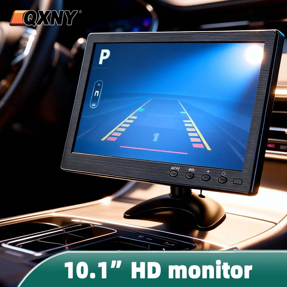 HD 10.1 Inch IPS Screen  LCD HDMI-compatible VGA AV Bnc Input Monitor for PC Computer Backup Camera CCTV TV Game Box RPI