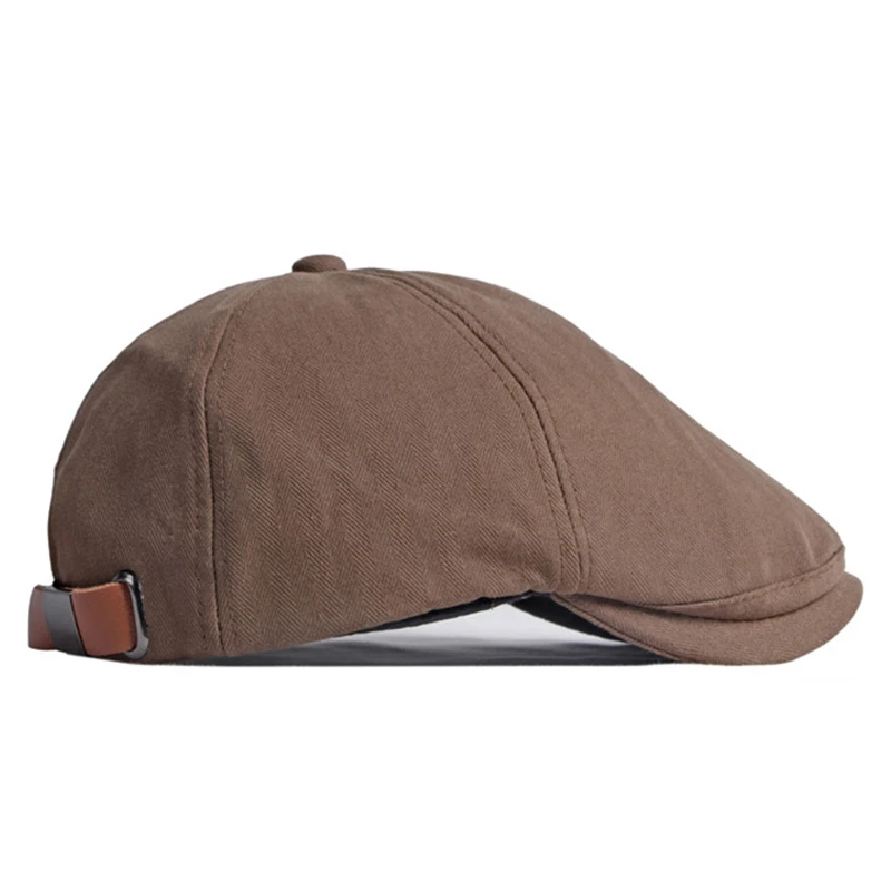 Newsboy Caps For Men Women Solid Color Octagonal Hat Detective Artist Painter Cabbie Beret Hat Flat Cap Adjustable Forward Cap 6
