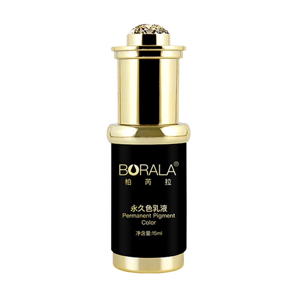 Borala-Pigments de Maquillage en Continu pour Micropigmentation, Encres de Tatouage Professionnelles pour Eyeblogging, 15ml d'Encre PMU