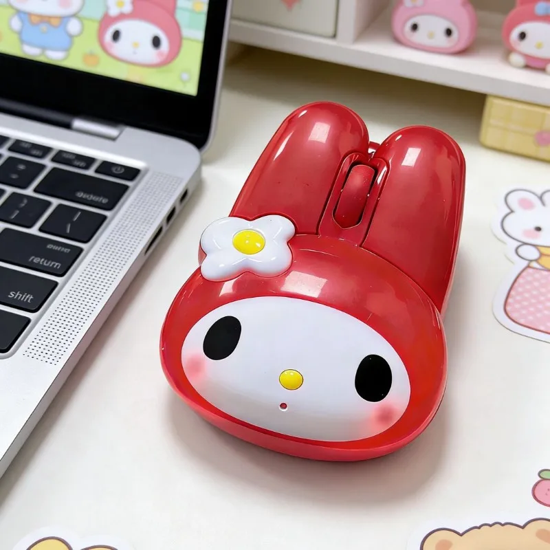 

Новые беспроводные Bluetooth-наушники Sanrio My Melody Kawaii в стиле аниме с кроликом и мышкой: модные, милые, с ощущением роскоши и нежности