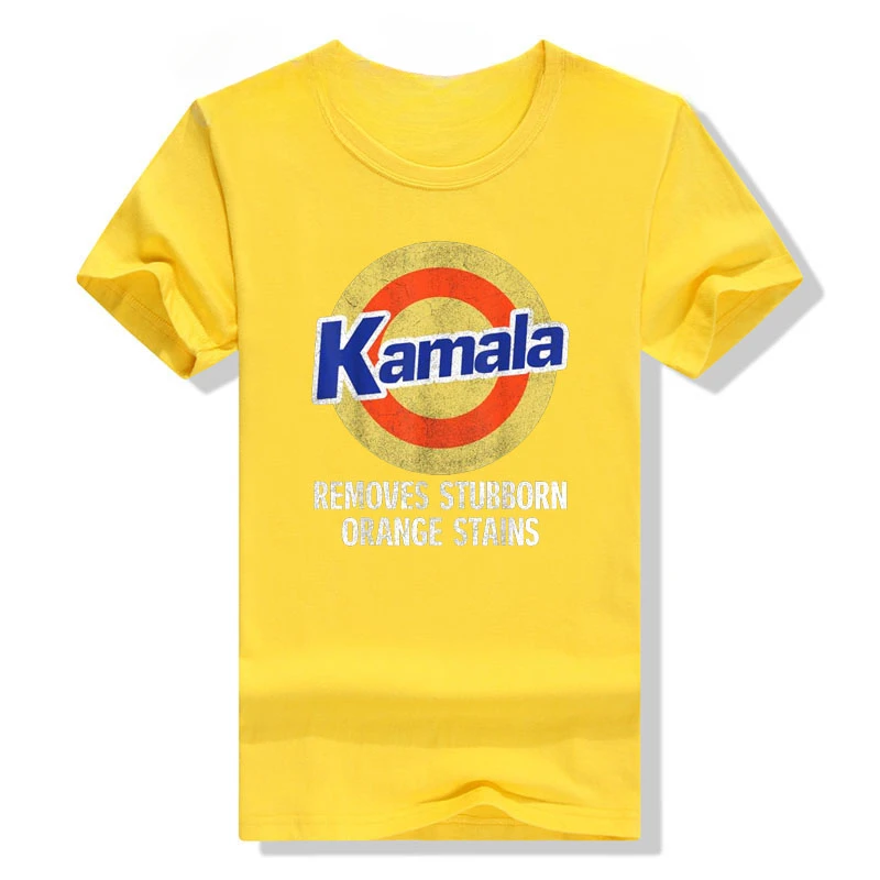 Kamala Removes Stubborn Orange Stains,Kamala Harris 2024 T-Shirt Democratic Party Clothes Short Sleeve Campaign Tee Novelty Gift