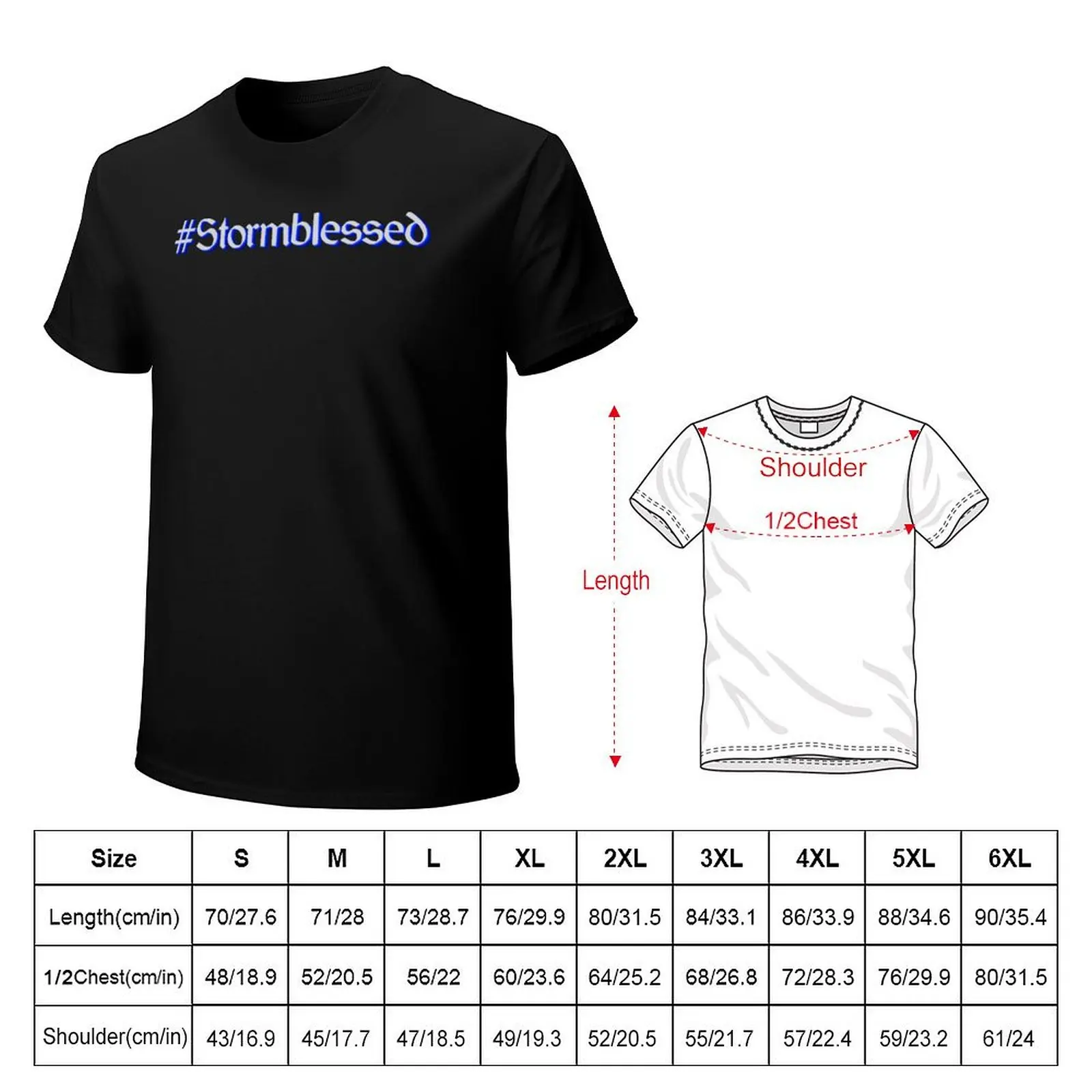#Stormblessed Blue T-Shirt t shirts for man slim fit T-Shirt