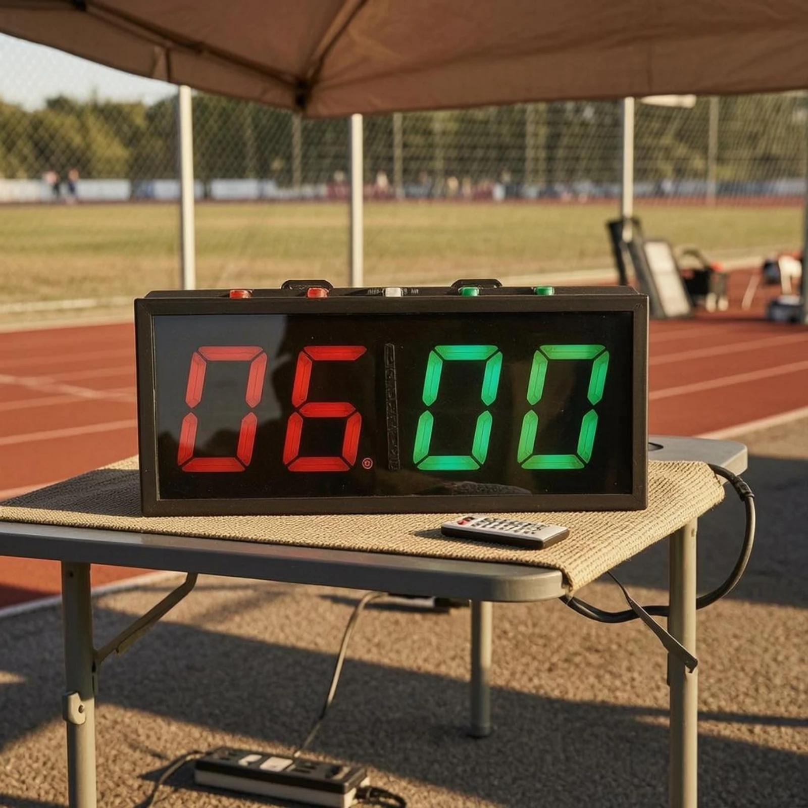 Wireless Control LED Scoreboard Rechargeable Electronic Score Keeper Digital Score Indicator for Basketball Volleyball Sports image 4