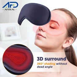 Electric Heating Eye Mask 6 level Vibration Eye Mask Anti Dark Circle Patch For Sleeping Eye Massage Tool 3D Steam Eyes Hot Pads