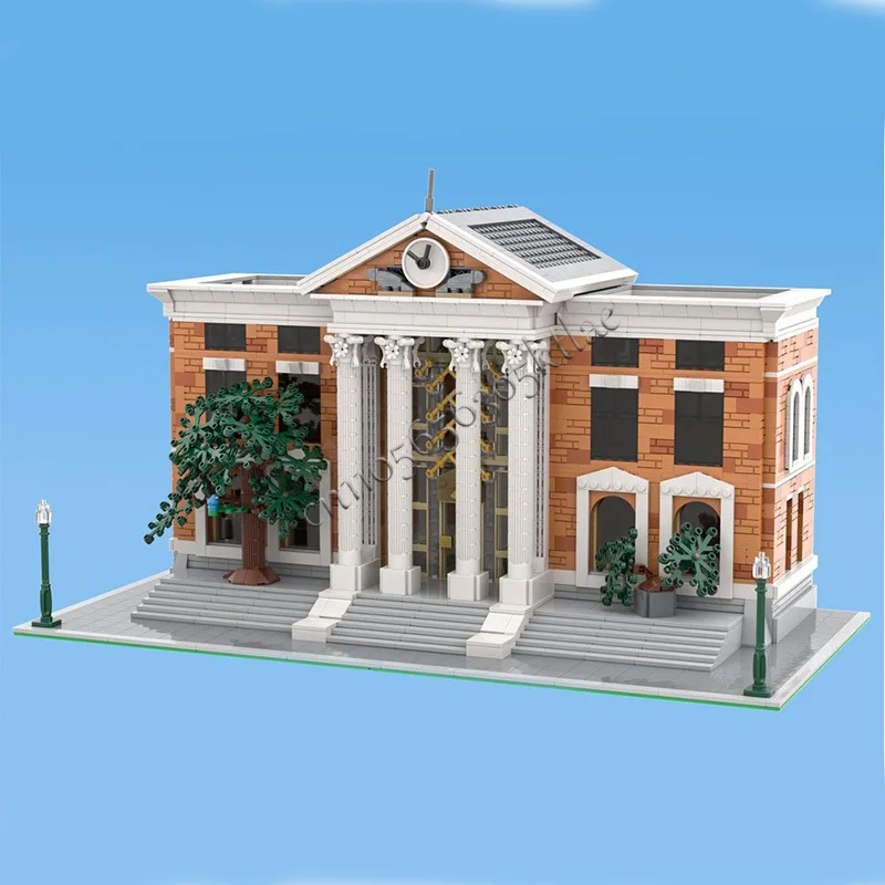 3003 ELEMENTÓW Dom Ulica Modułowy Powrót do Przyszłości Centrum Handlowe MOC Personalizowany Modułowy Zestaw Klocków DIY Prezent na Święta