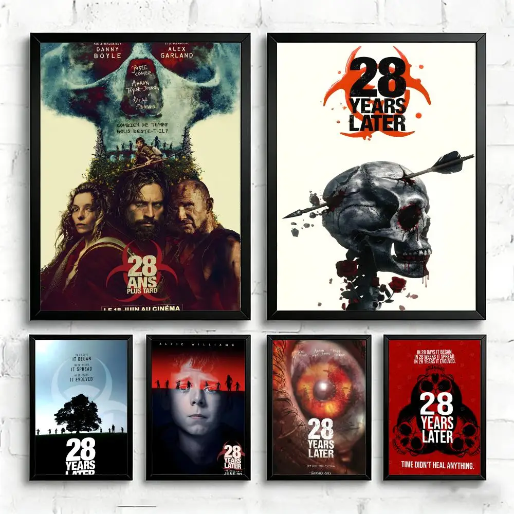 Movie 28 Years Later Poster Art print wall decor ideal for living room, bedroom, bar, parlor, and home gifting
