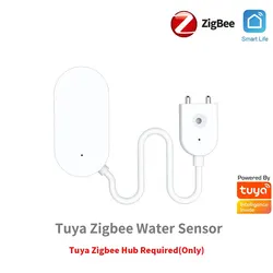 Tuya Zigbee sensore di perdite rilevatore di perdite d'acqua sensore di perdite sensore d'acqua prevenire perdite d'acqua per Smart Home Var SmartLife