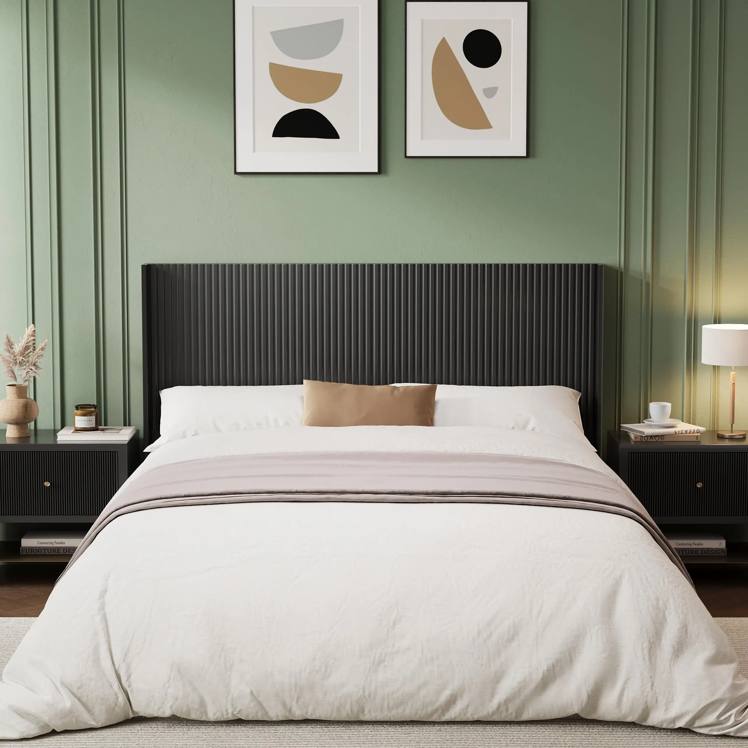 Wood King Headboard Only, 80.3