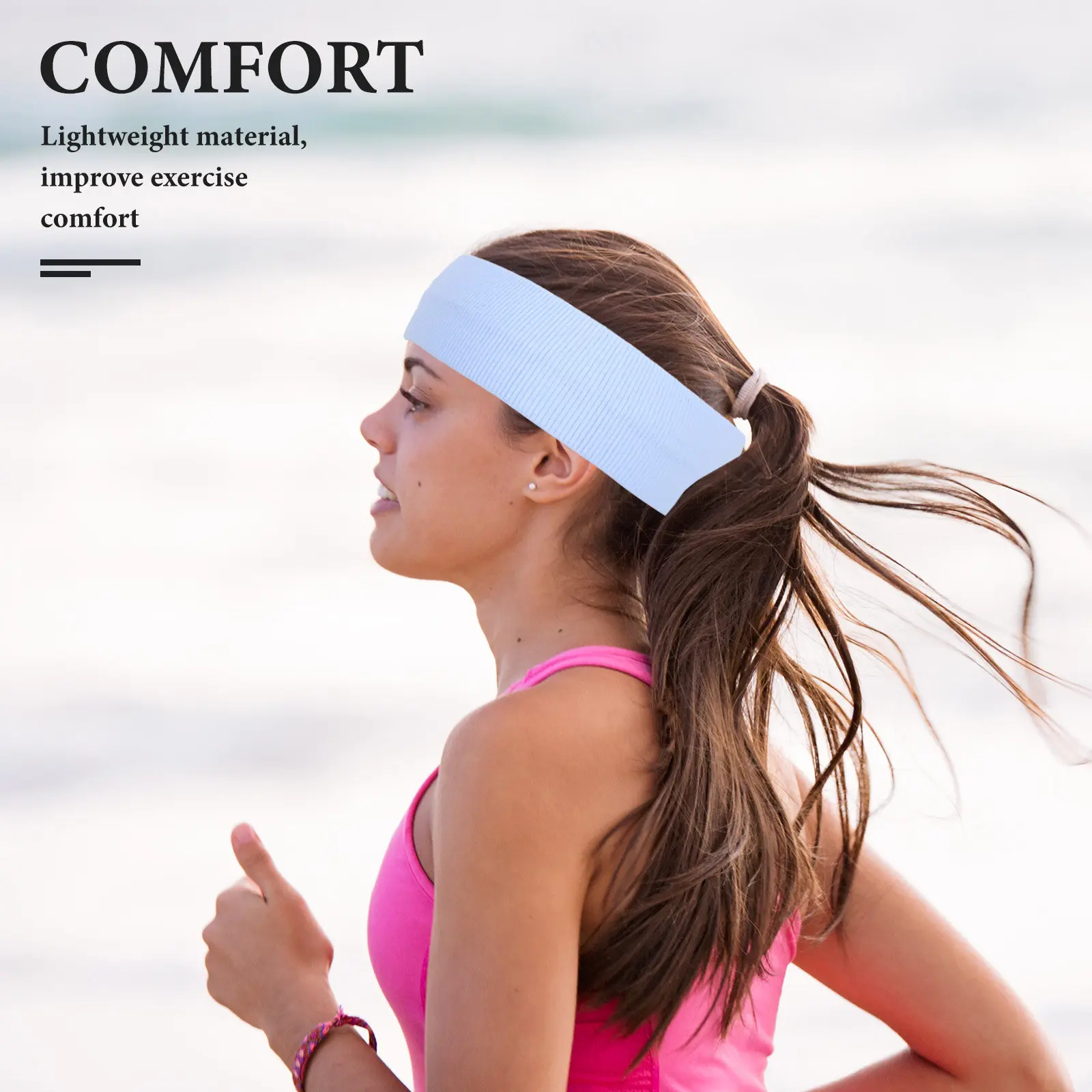 

Набор из 3 спортивных повязок на голову унисекс: нескользящие, эластичные, для йоги, бега, фитнеса и тренировок. Спортивные повязки для мужчин.