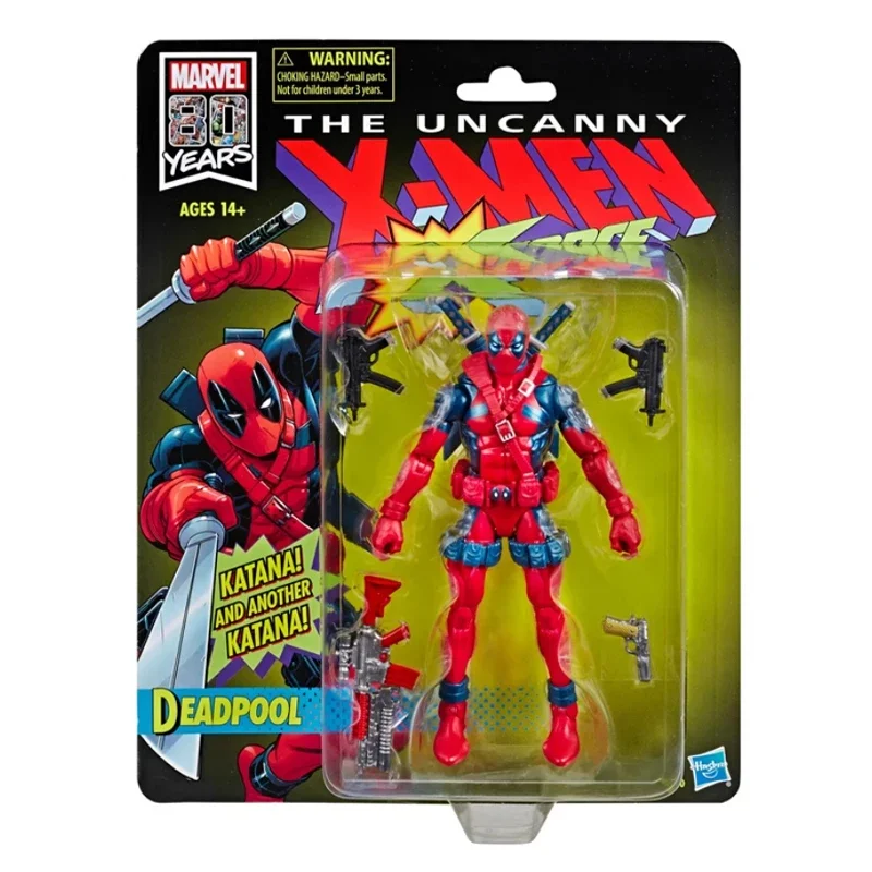 

Hasbro Marvel Legends X-Men Deadpool Deluxe Edition Hanging Card Mobile Doll Simulation Model Collectable Ornament Toy Gift