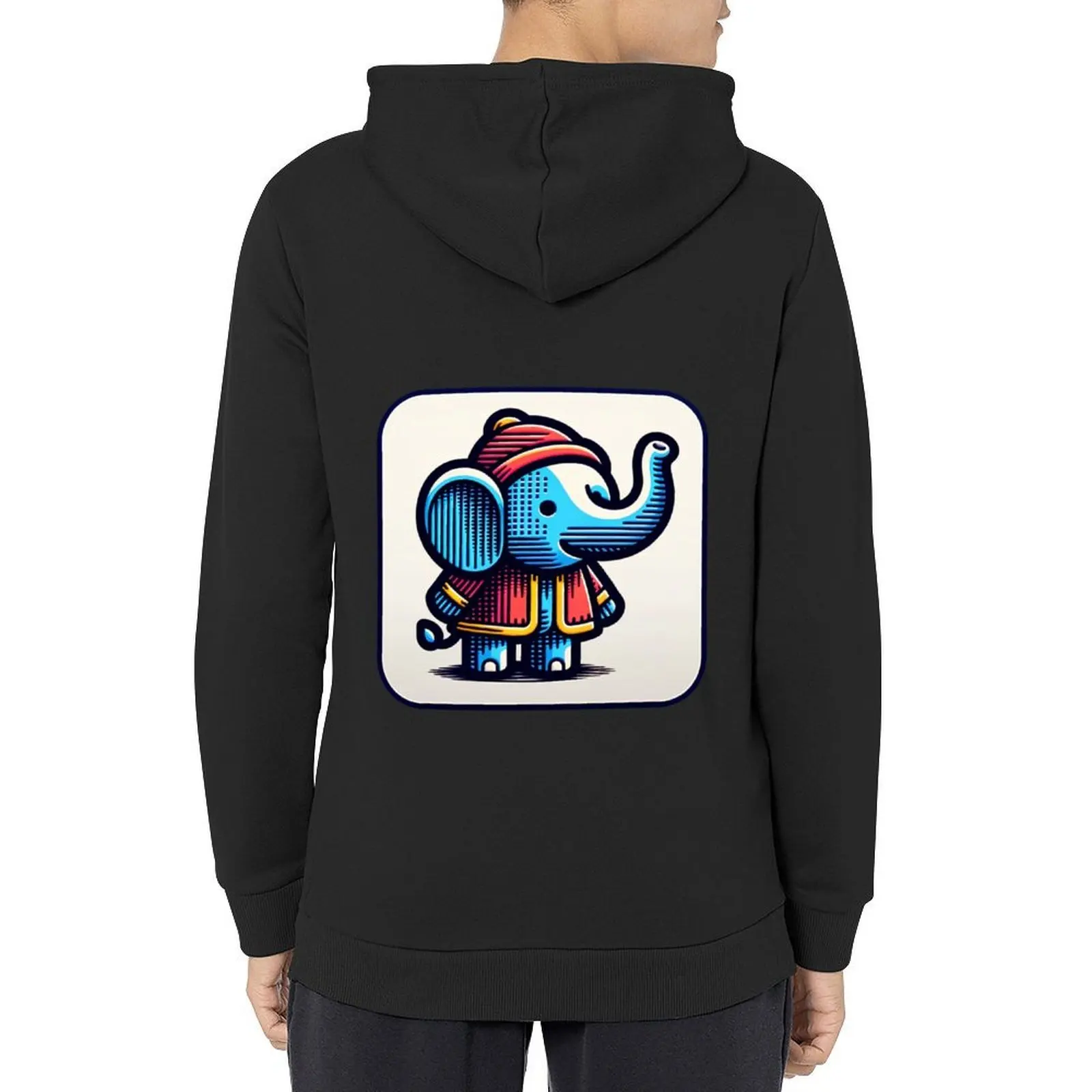 

babar elephant Hoodie korean style clothes mens clothing anime clothes hooded shirt graphic hoodies