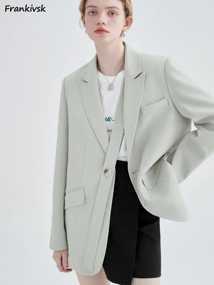 Women Blazers Stylish Leisure Temperament Korean Style Advanced Harajuku Ladies Elegant All-match Comfortable Tender Slouchy