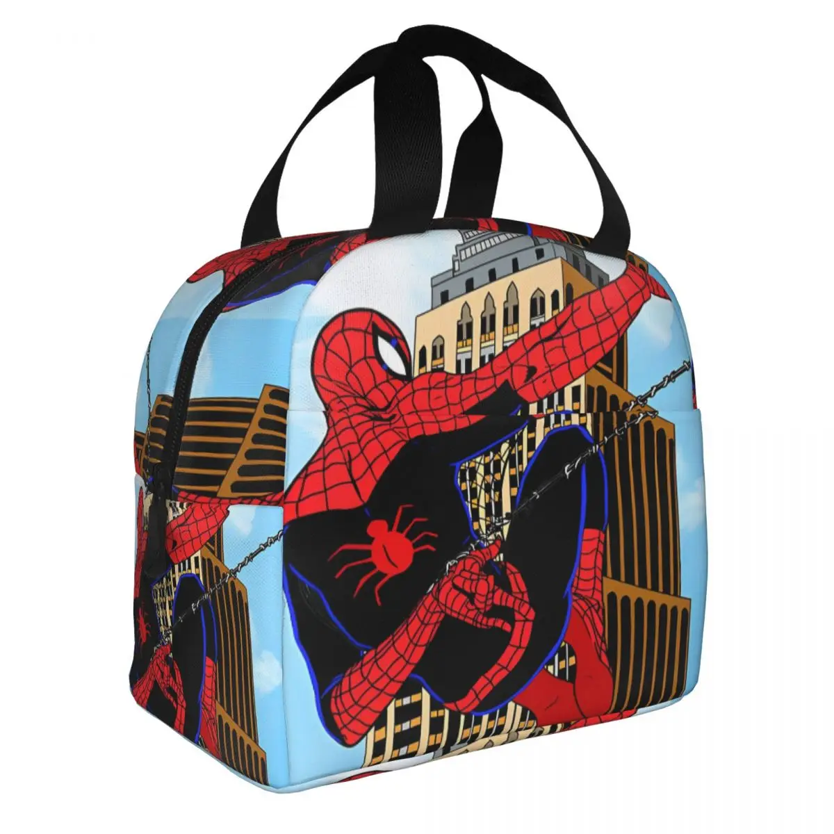 Arachnid Spiderman Spiderverse Superhero Insulated Lunch Bag 90s Lunch Container Cooler Bag Lunch Box Tote Work Picnic Girl Boy