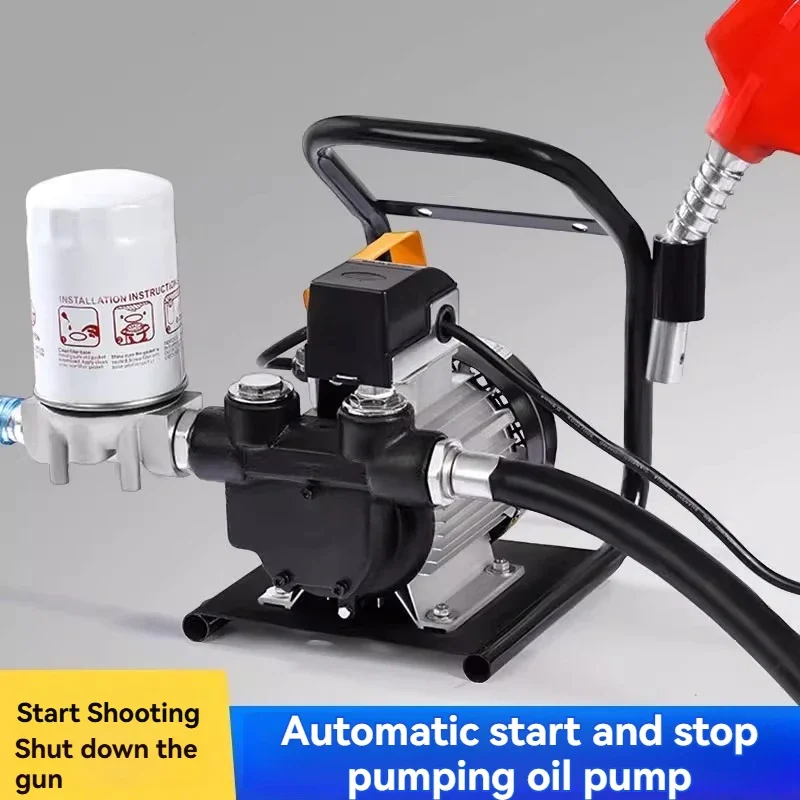 New High-flow self-priming diesel fuel pump, 12V automatic start/stop metering fuel pump, electric fuel pump