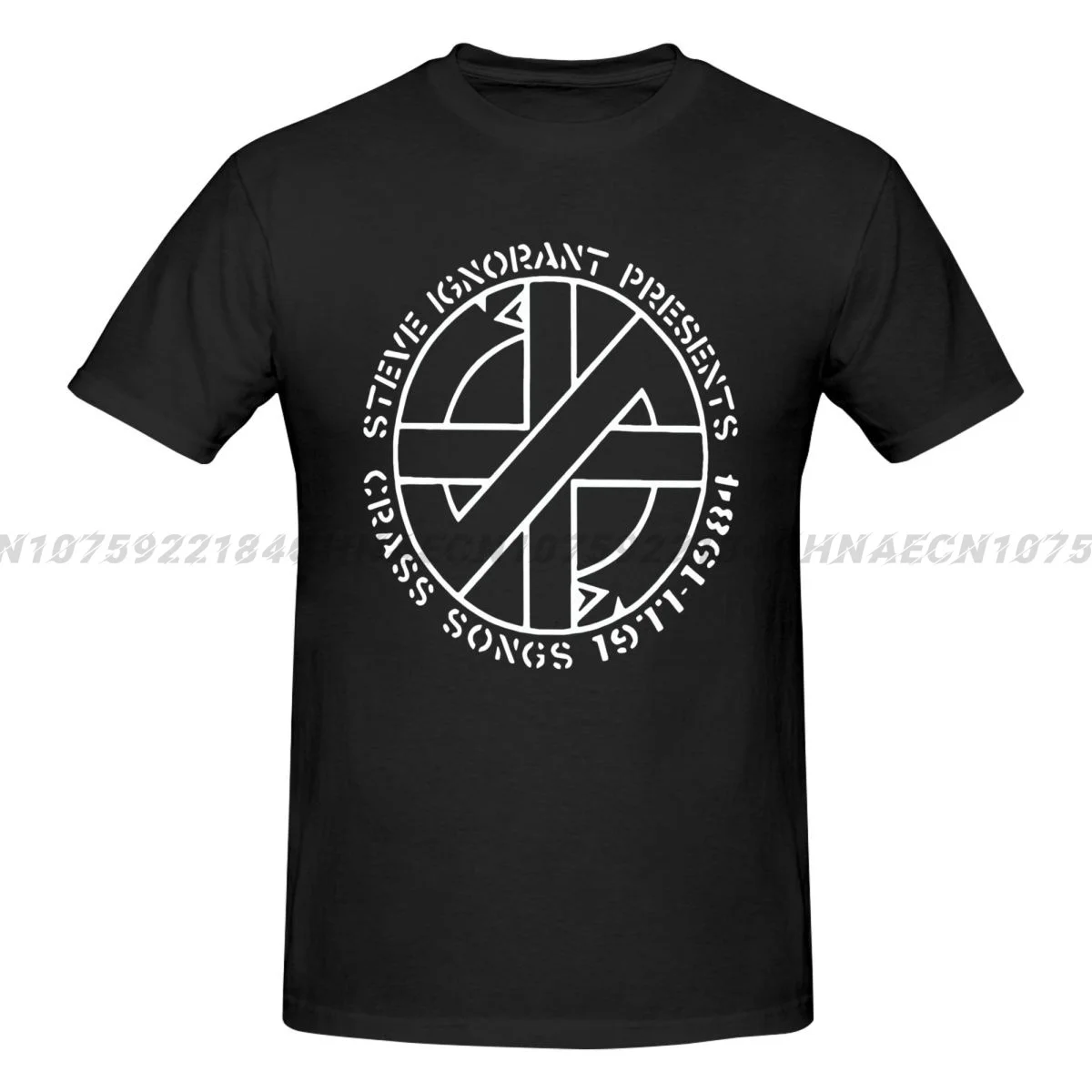 Crass Anarcho Punk Crust Conflict Peace Anti War T-Shirt Black White M Xl 2Xl 13Xl Tee Shirt Cool Unisex T-shirts Short Sleeve